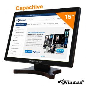 จอทัชสกรีนคอมพิวเตอร์ หน้าจอสัมผัสแบบ Capacitive ขนาด 15 นิ้ว Winmax-T150C