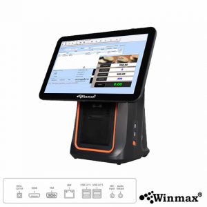 คอมพิวเตอร์ขายหน้าร้าน จอทัชสกรีน POS 15.6 นิ้ว และเครื่องปริ้นใบเสร็จ 80 มม.
