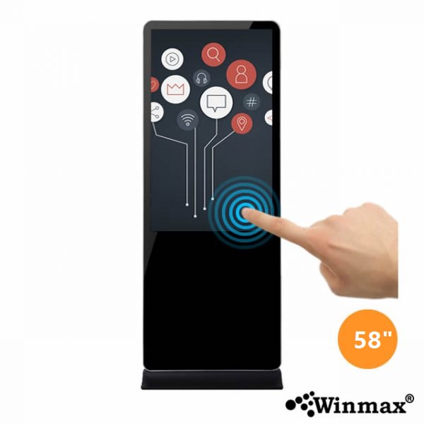 จอแสดงโฆษณาแบบดิจิตอล Winmax Digital Signage 58 นิ้ว แบบจอทัชสกรีน รุ่น Winmax-DST58