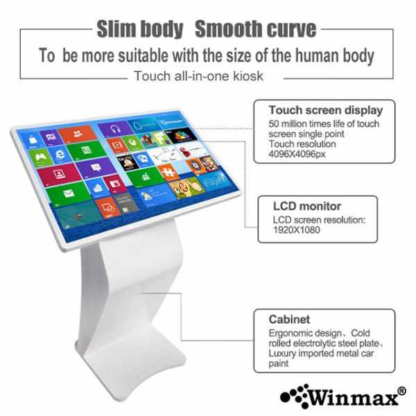 คีออสทัชสกรีน Winmax Kiosk ขนาด 49 นิ้ว รุ่น Winmax-K049